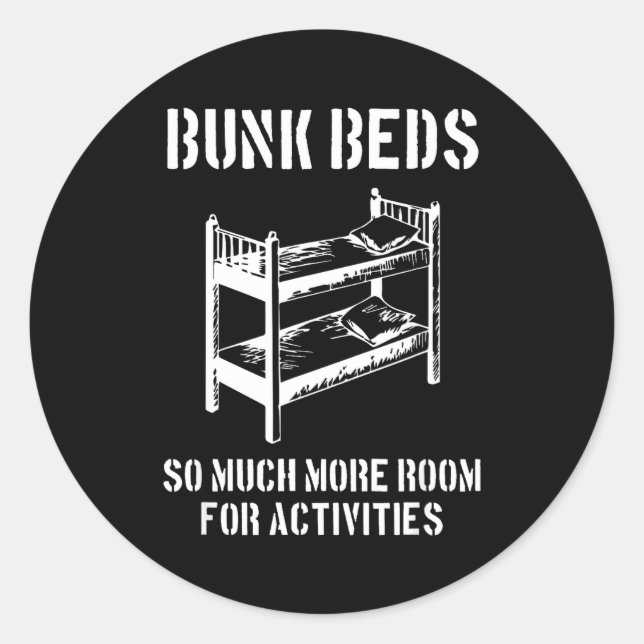 More Room For Activities - Movie Quote Funny Film  Runder Aufkleber (Vorderseite)