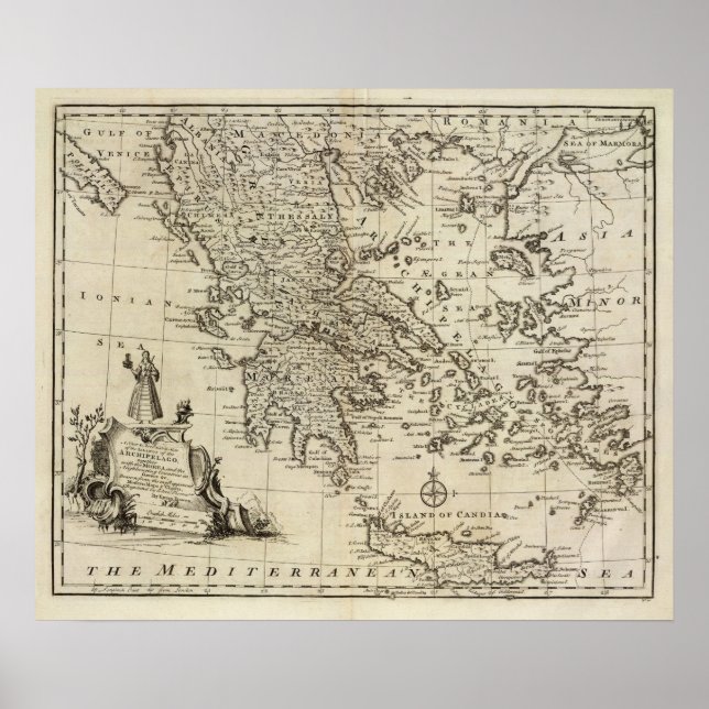 Morea, Griechenland Poster (Vorne)