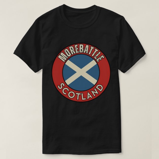 Morebattle, Schottland T-Shirt (Design vorne)