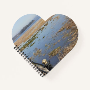 Morecambe Bay High Tide Heart Notebook Notizbuch