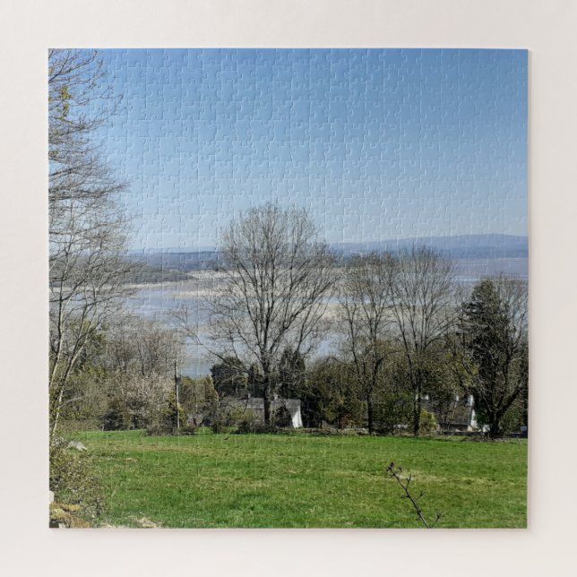Morecambe Bay im Frühjahr Jigsaw Puzzle (Vertikal)