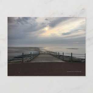 Morecambe Bay von Stone Jetty Postkarte