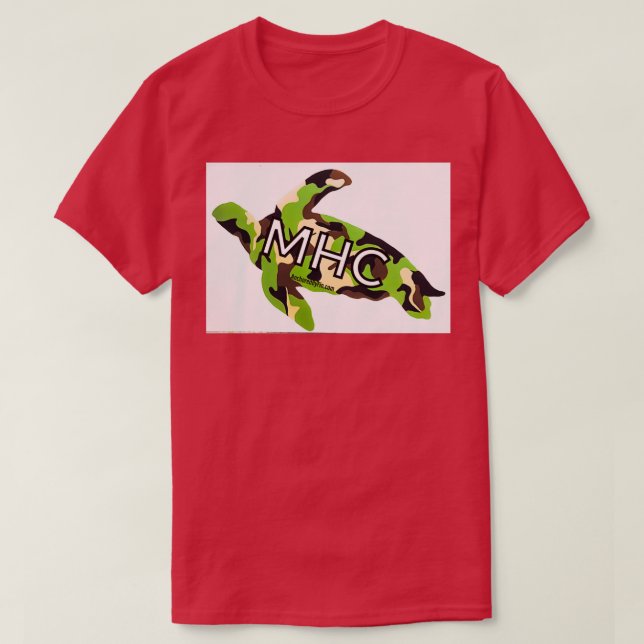 Morehead City NC Sea Turtle Camouflage T-Shirt (Design vorne)
