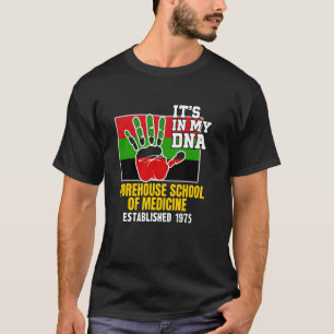 Morehouse School of Medicine, MSM, Rot, Schwarz un T-Shirt