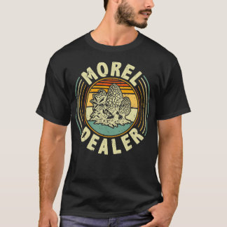 Morel Dealer Retro Morel Mushroom Jagd nach Nahrun T-Shirt