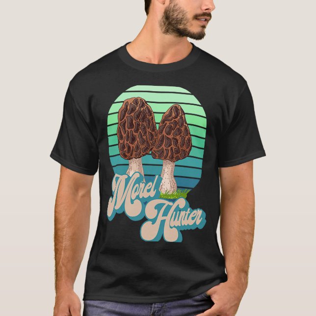 Morel Hunter  Fun Mushroom Hunting  1 T-Shirt (Vorderseite)