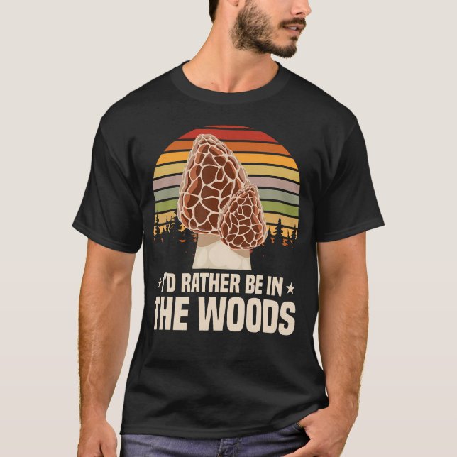 Morel Hunter Pilz Morchel Pilze T-Shirt (Vorderseite)