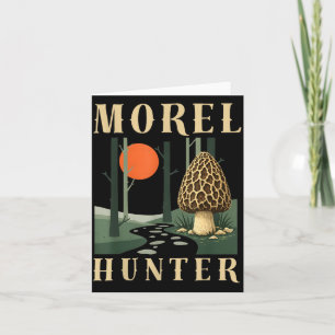 Morel-Jäger-Shirt Pilzsuche Camping Karte