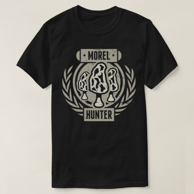 Morel Mushroom Foraging Mushroom Hunter T-Shirt (Design vorne)