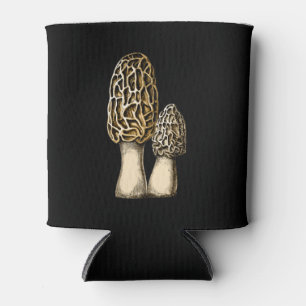 Morel Mushroom Vintag Botanische Illustration Dosenkühler