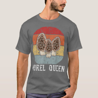 Morel Queen Mushroom Jagd Bauer Frühjahr Sommer T-Shirt