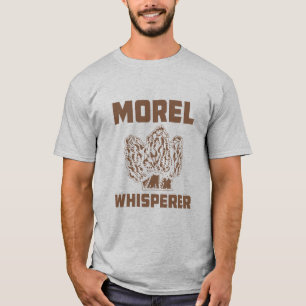Morel Whisperer mit Morels T-Shirt