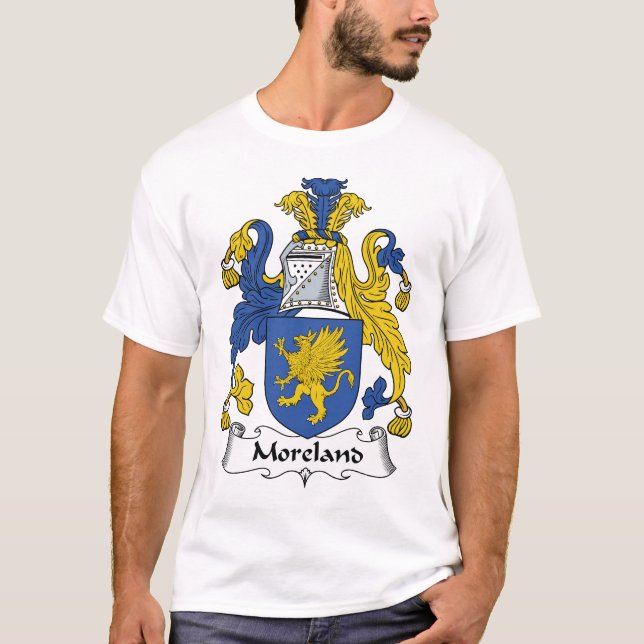 Moreland Familienwappen T-Shirt (Vorderseite)