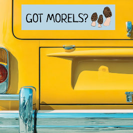 Morels Mushrooms Fun Fungi CUSTOMIZE IT Autoaufkleber