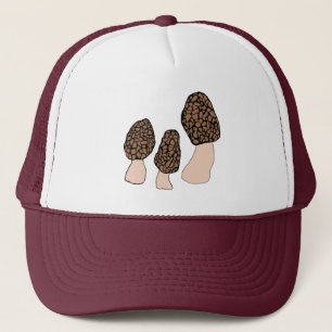 Morels Mushrooms Fun Fungi CUSTOMIZE IT Truckerkappe