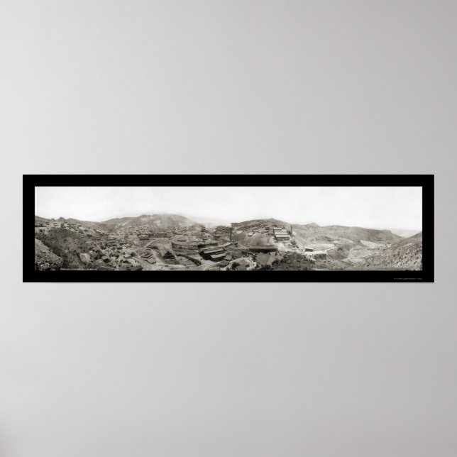 Morenci, AZ Minine Foto 1909 Poster (Vorne)