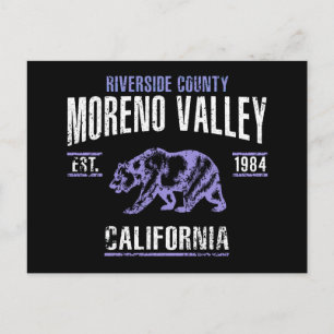 Moreno Valley Postkarte