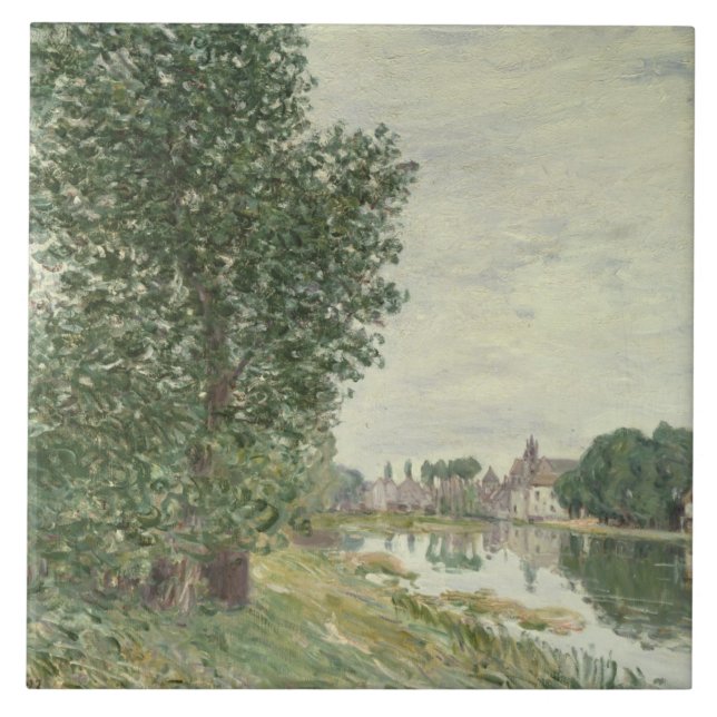 Moret-sur-Loing Alfred Sisleys | Fliese (Vorderseite)
