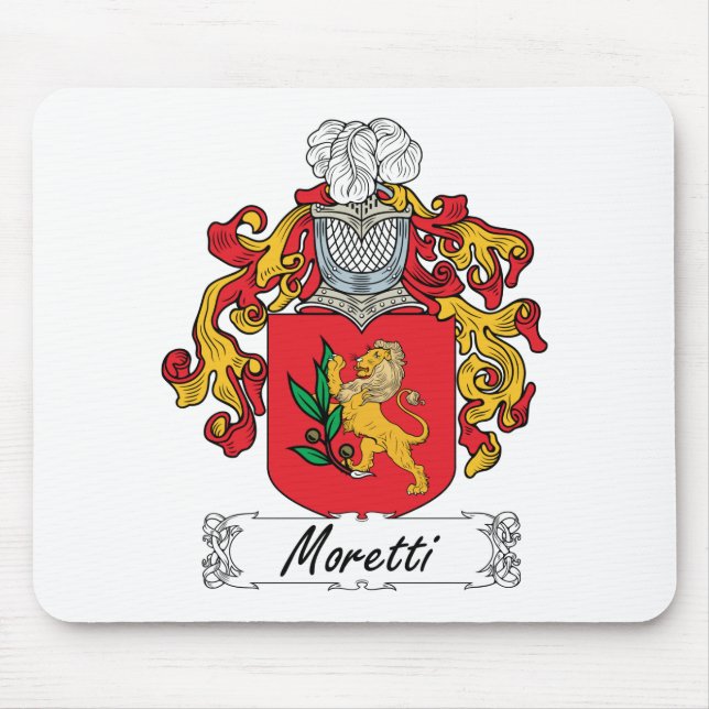 Moretti Familienwappen Mousepad (Vorne)