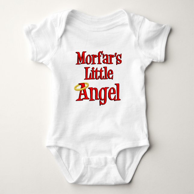 Morfar's Little Angel Baby Strampler (Vorderseite)