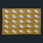 Morgan 1964 plus 4 Sport-Auto-Illustration Handtuch<br><div class="desc">Illustration von klassischen Morgan plus Auto mit 4 das konvertierbare Sport. Wenn Sie eine andere Hintergrundfarbe möchten,  können Sie den besonders anfertigen Knopf anklicken,  dann klicken an den redigierenknopf,  klicken Hintergrund an und wählen Ihre kundenspezifische Farbe.</div>