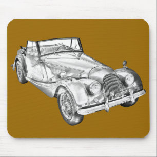 Morgan 1964 plus 4 Sport-Auto-Illustration Mousepad