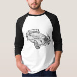 Morgan 1964 plus 4 Sport-Auto-Illustration T-Shirt<br><div class="desc">Illustration von klassischen Morgan plus Auto mit 4 das konvertierbare Sport. Wenn Sie eine andere Hintergrundfarbe möchten,  können Sie den besonders anfertigen Knopf anklicken,  dann klicken an den redigierenknopf,  klicken Hintergrund an und wählen Ihre kundenspezifische Farbe.</div>