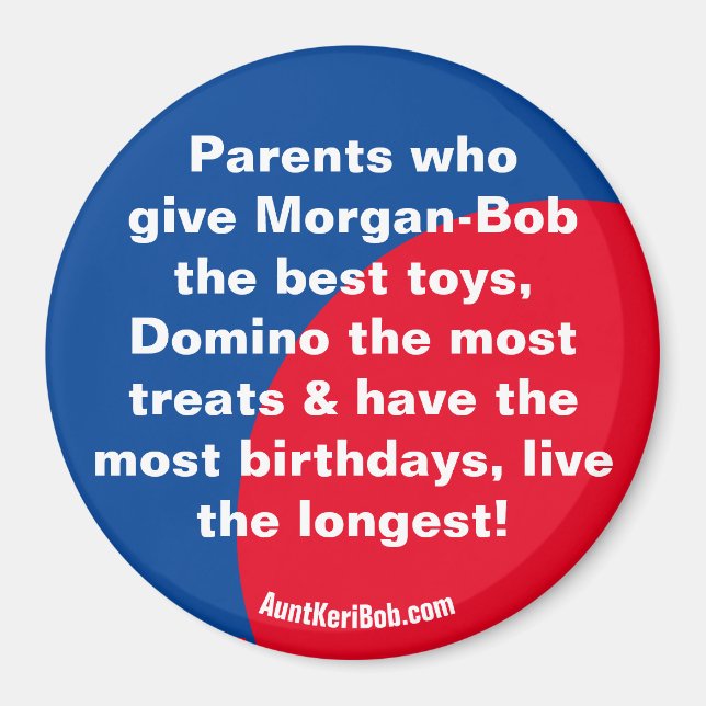 Morgan-Bob Domino Parents Magnet (Vorne)