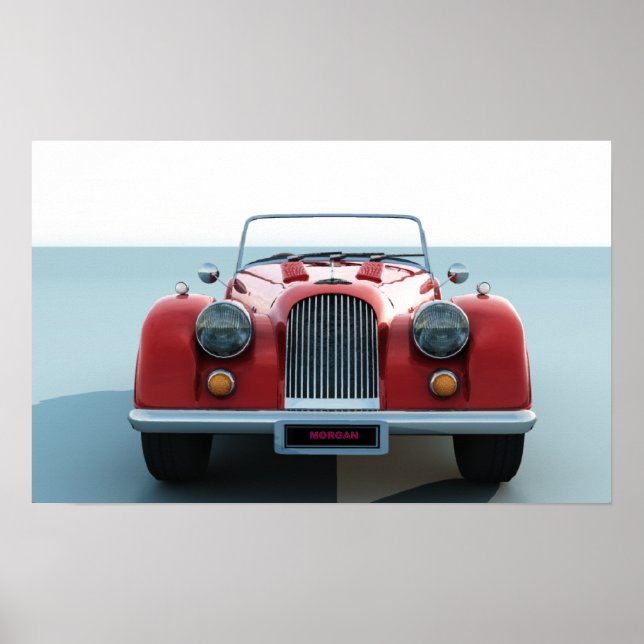 Morgan Car Poster (Vorne)