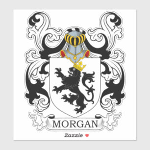 Morgan Familienwappen Aufkleber