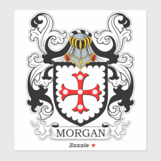 Morgan Familienwappen Aufkleber