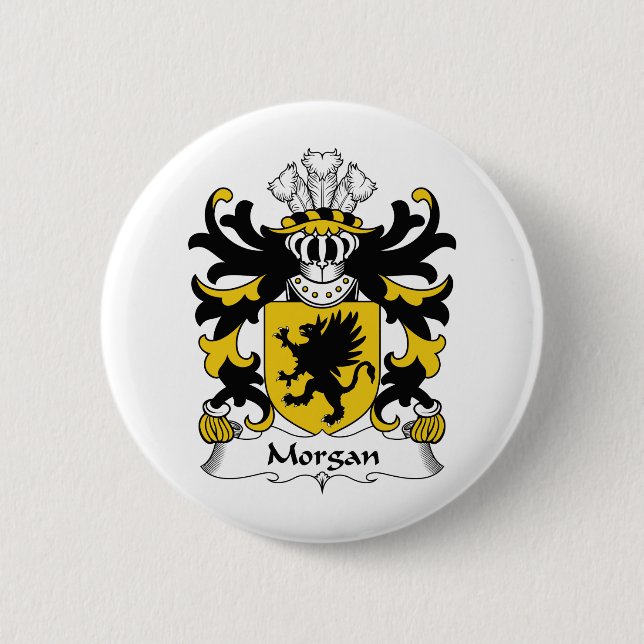 Morgan-Familienwappen Button (Vorderseite)