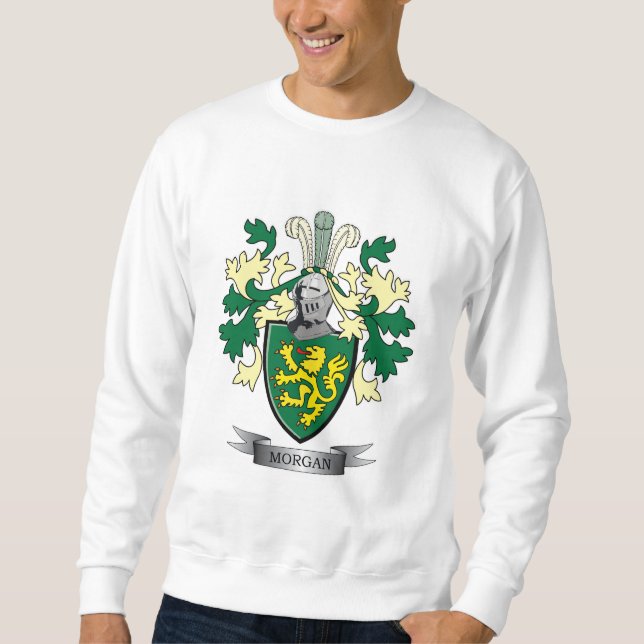 Morgan-Familienwappen-Wappen Sweatshirt (Vorderseite)