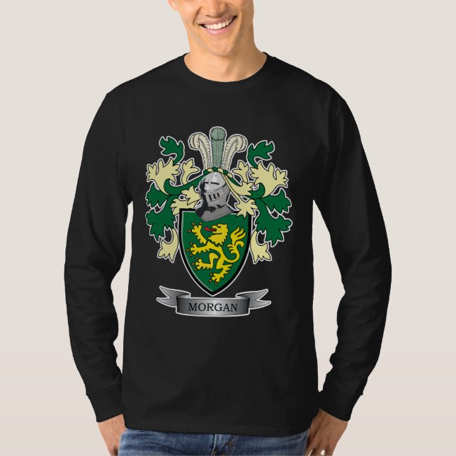 Morgan-Familienwappen-Wappen T-Shirt (Vorderseite)