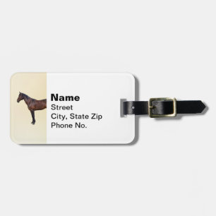 Morgan Horse im Profil Gepäckanhänger