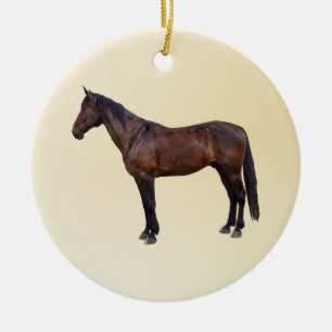 Morgan Horse im Profil Keramik Ornament