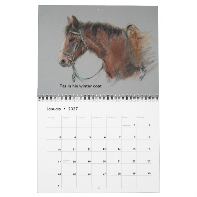 Morgan Horse Ranch 2012, PRNS Kalender (Jan 2027)