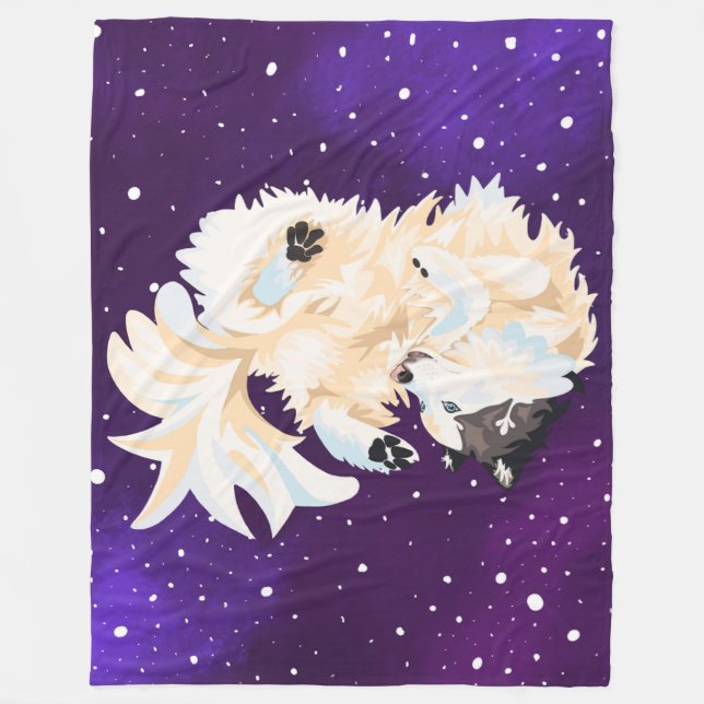 Morgan im Weltraumvlies-Decke Fleecedecke (Vorderseite)