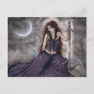 Morgan Le Fay Fantasy-Postkarte Postkarte