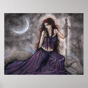 Morgan le Fay Poster von Molly Harrison