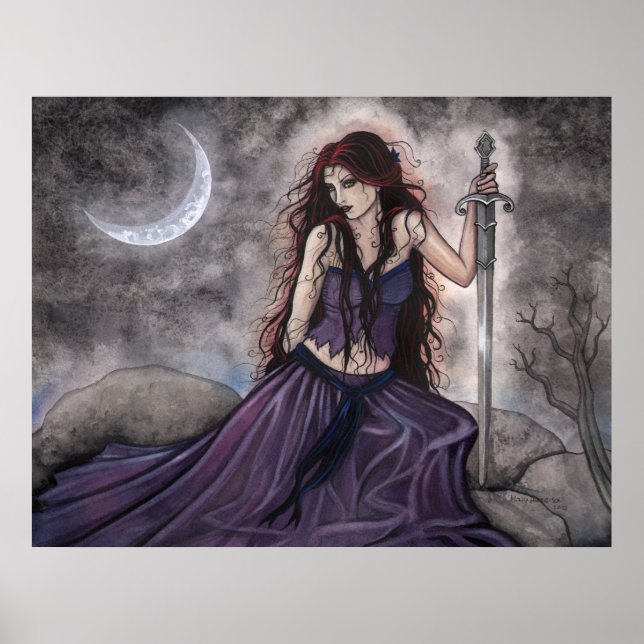 Morgan le Fay Poster von Molly Harrison (Vorne)