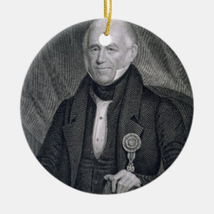 Morgan Lewis, graviert durch Asher Brown Durand Keramik Ornament