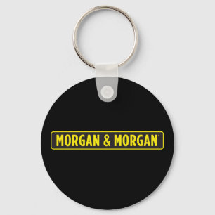 Morgan & Morgan kleine runde Knopf Schlüsselanhänger