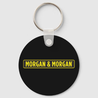 Morgan & Morgan kleine runde Knopf Schlüsselanhänger