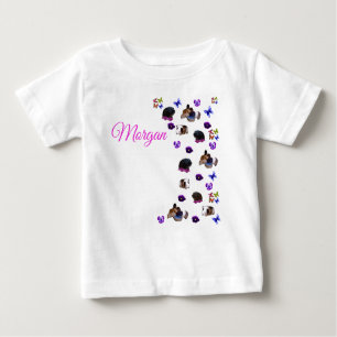 Morgan, Name, mit Guinea Schweinen und Stiefmütter Baby T-shirt