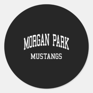 Morgan Park High School Hg Chicago Il Retro Sports Runder Aufkleber