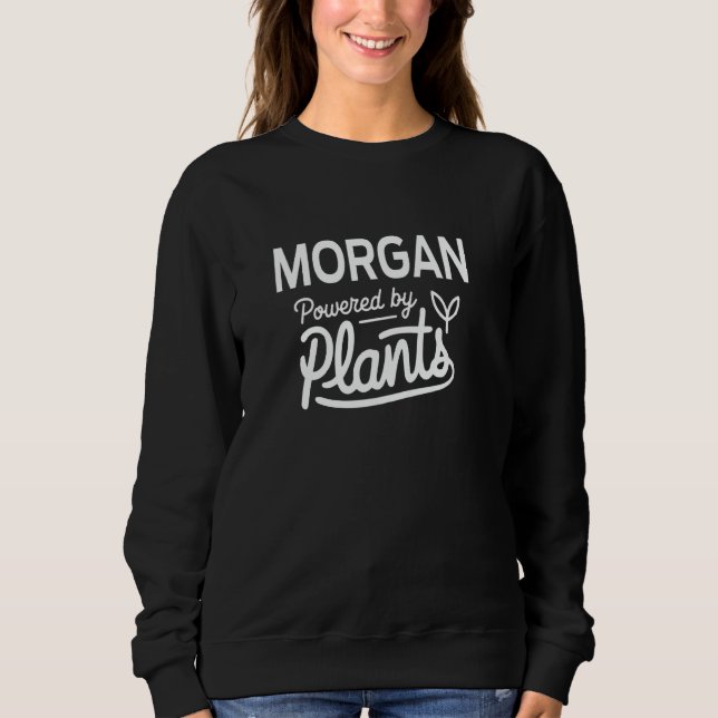 MORGAN Powered by Plants Personalisiertes Geschenk Sweatshirt (Vorderseite)