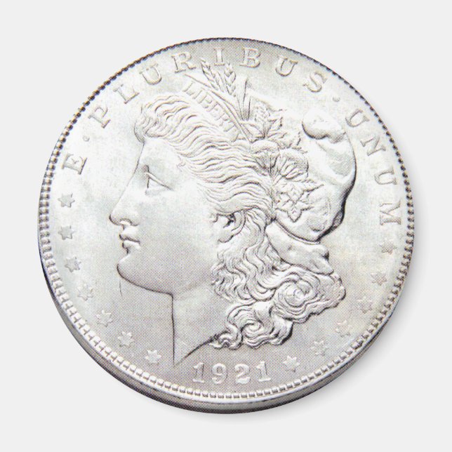 MORGAN SILVER DOLLAR MAGNET (Vorne)