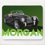 Morgan-Sport-Auto-Mäusematte Mousepad<br><div class="desc">Dieses ist mein klassischer Morgan-Sport-Automäusemattenentwurf. I illustriert das Auto selbst und entworfen dem Hintergrund,  zum es zu begleiten. Dieses ein großer moderner Mäusemattenentwurf eines ikonenhaften klassischen Autos. Dieses ist zweifellos eins für alle mögliche Morgan-Inhaber!  Erhalten Sie es auch als Plakat,  Tasse und T - Shirt.</div>