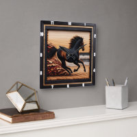 Morgan Tide Gallop: Holztextur brennen.